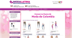 Desktop Screenshot of modadecolombia.com